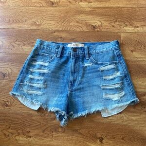 Hollister vintage shorts high rise jeans women 27